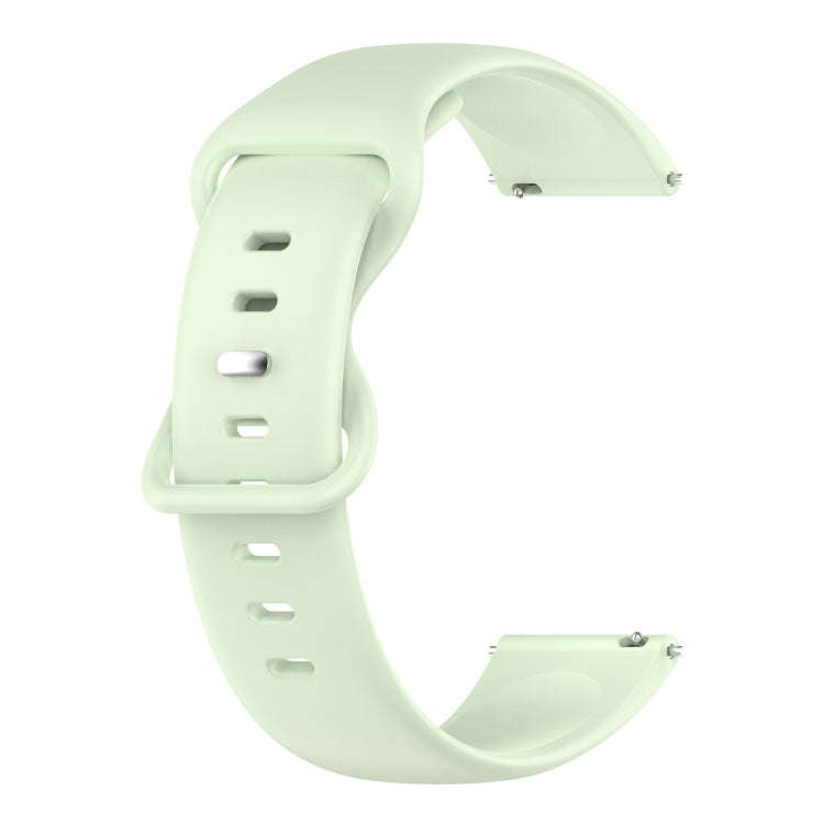 For Huawei Watch GT Runner 22mm Solid Color Silicone Watch Band(Green)
