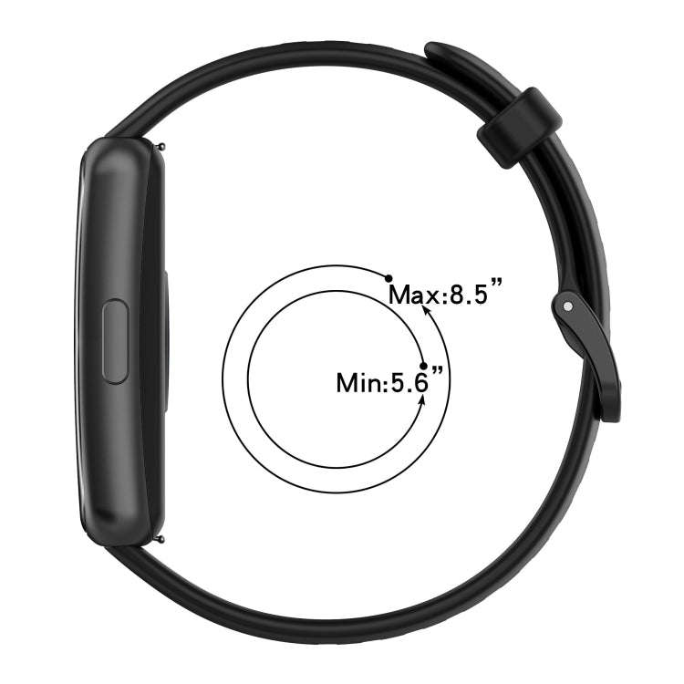 For Huawei Band 7 Solid Color Silicone Watch Band(Orange)