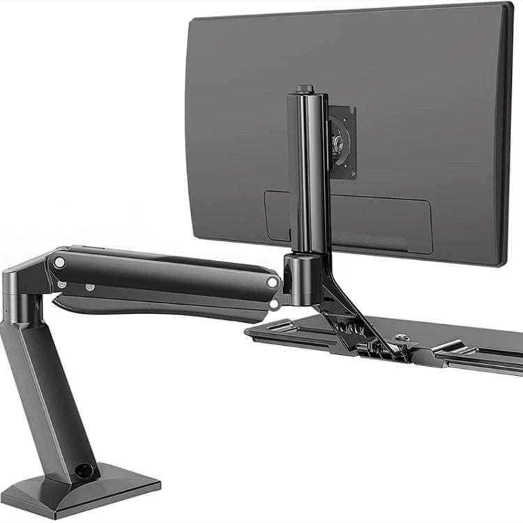 NORTH BAYOU NB40 Ergonomic Height Adjust Computer Stand Workstation 22-32 Inch Monitor Mount Brac...