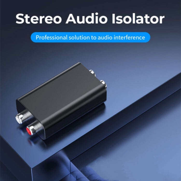 G1 RCA Audio Common Ground Isolator Anti-jamming Noise Reduction Filter Eliminates Bluetooth Rece...