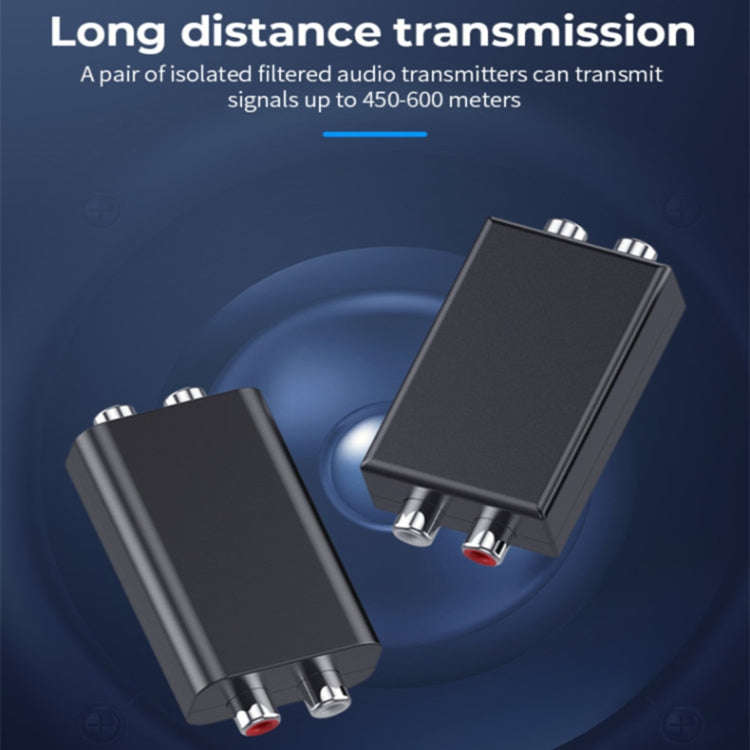 G1 RCA Audio Common Ground Isolator Anti-jamming Noise Reduction Filter Eliminates Bluetooth Rece...