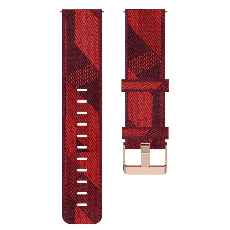 For Huawei Watch GT3 Pro 46mm 22mm Nylon Woven Watch Band(Red)