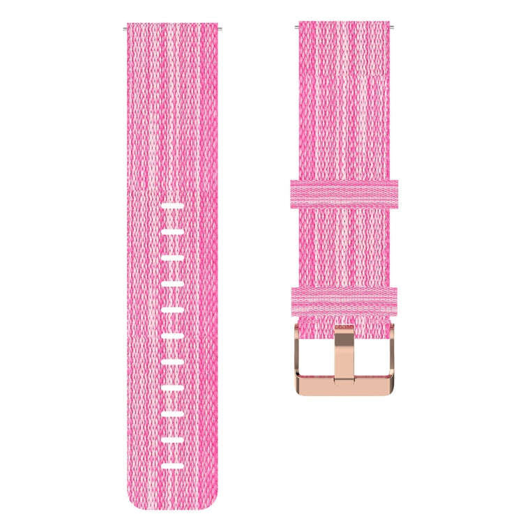 For Huawei Watch GT 2E 22mm Nylon Woven Watch Band(Pink)