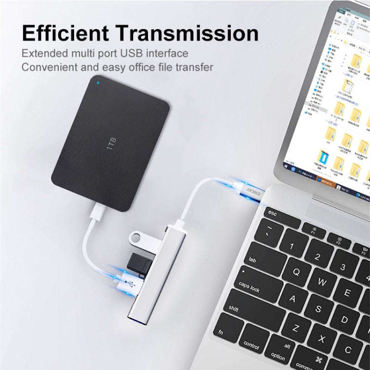 ENKAY Hat-Prince ENK-AT114 4 Ports USB 3.0 Splitter Multi-Ports Expansion HUB Extender Connector ...
