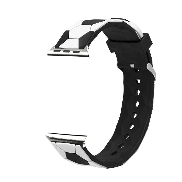 Football Style Metal Connector Silicone Watch Band For Apple Watch Ultra 49mm&Watch Ultra 2 49mm ...