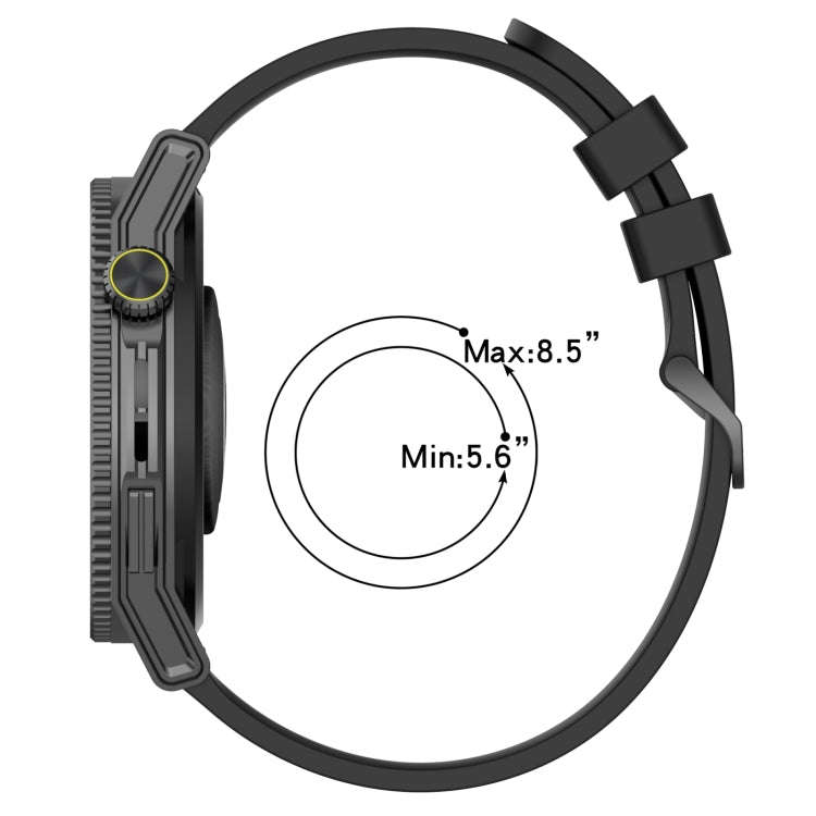 For Samsung Galaxy Watch 6 Classic 43mm 20mm Concave Striped Slicone Watch Band(Grayish Green)
