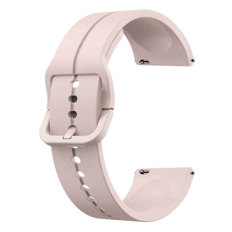 For Samsung Galaxy Watch 6 Classic 43mm 20mm Loop Silicone Watch Band(Pink)