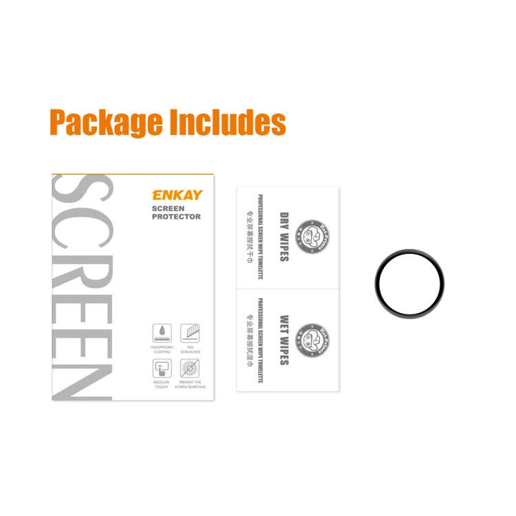 1pcs For Huawei Watch 4 ENKAY 3D Full Coverage Soft PC Edge + PMMA HD Screen Protector Film