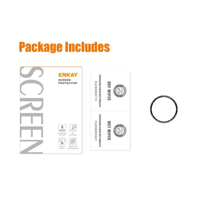 1pcs For Huawei Watch 4 Pro ENKAY 3D Full Coverage Soft PC Edge + PMMA HD Screen Protector Film