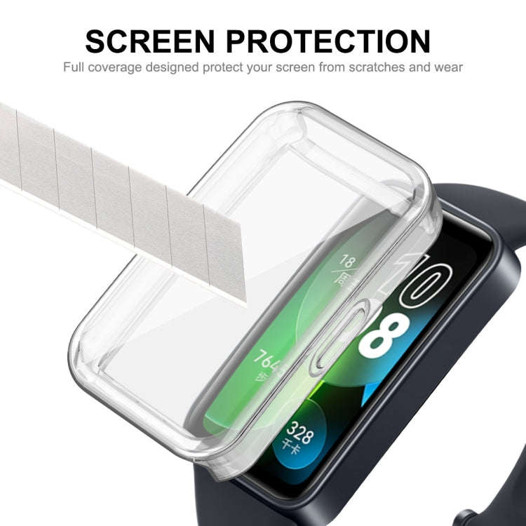 For Huawei Band 8 / 9 ENKAY Hat-Prince Full Coverage Transparent Soft TPU Watch Case with Screen ...