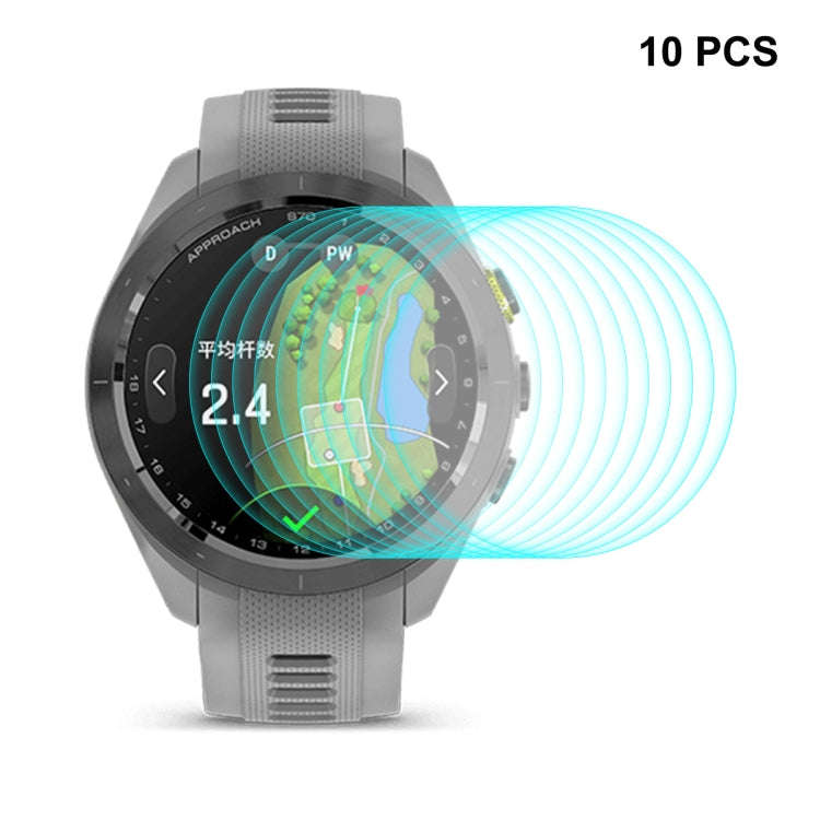 For Garmin Approach S70 42mm 10pcs ENKAY 0.2mm 9H Tempered Glass Screen Protector Watch Film