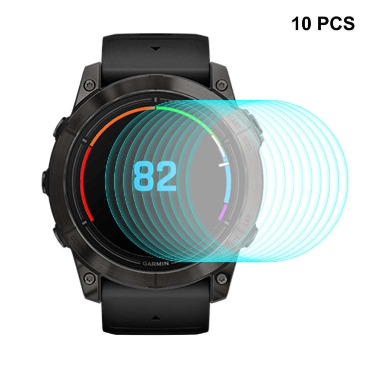 For Garmin Epix Pro Gen 2 51mm 10pcs ENKAY 0.2mm 9H Tempered Glass Screen Protector Watch Film