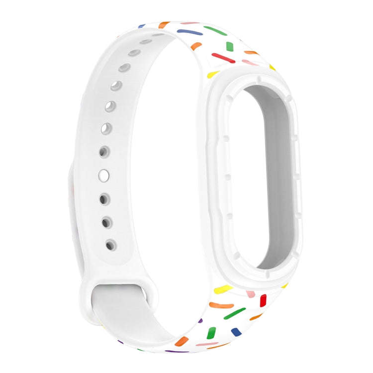 For Xiaomi Mi Band 8 ENKAY Hat-Prince Full Coverage Screen Protector + Adjsutable Silicone Sport ...