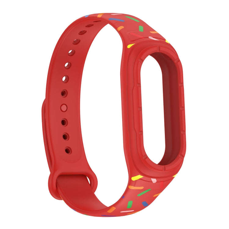 For Xiaomi Mi Band 8 ENKAY Hat-Prince Full Coverage Screen Protector + Adjsutable Silicone Sport ...