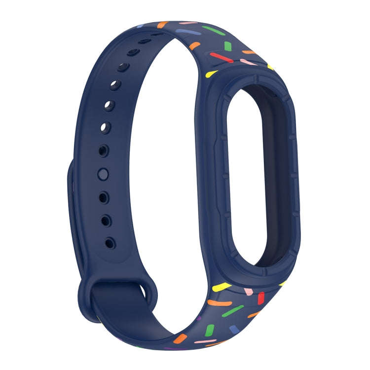 For Xiaomi Mi Band 8 ENKAY Hat-Prince Full Coverage Screen Protector + Adjsutable Silicone Sport ...