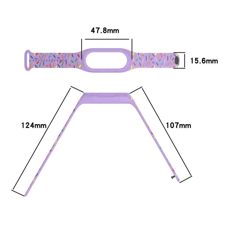 For Xiaomi Mi Band 8 ENKAY Hat-Prince Full Coverage Screen Protector + Adjsutable Silicone Sport ...