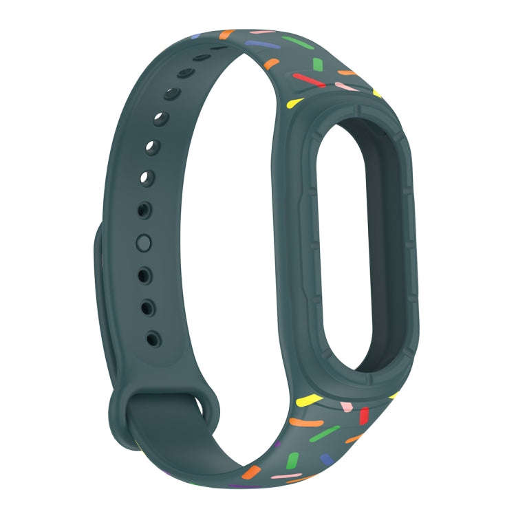 For Xiaomi Mi Band 8 ENKAY Hat-Prince Full Coverage Screen Protector + Adjsutable Silicone Sport ...