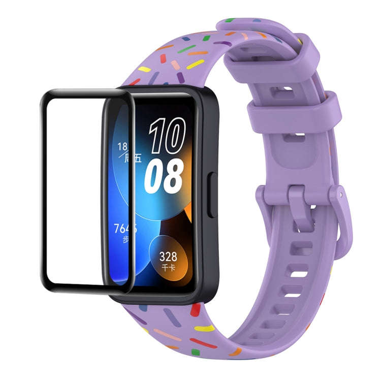 For Huawei Band 8 / 9 ENKAY Hat-Prince Full Coverage Screen Protector + Adjsutable Silicone Sport...