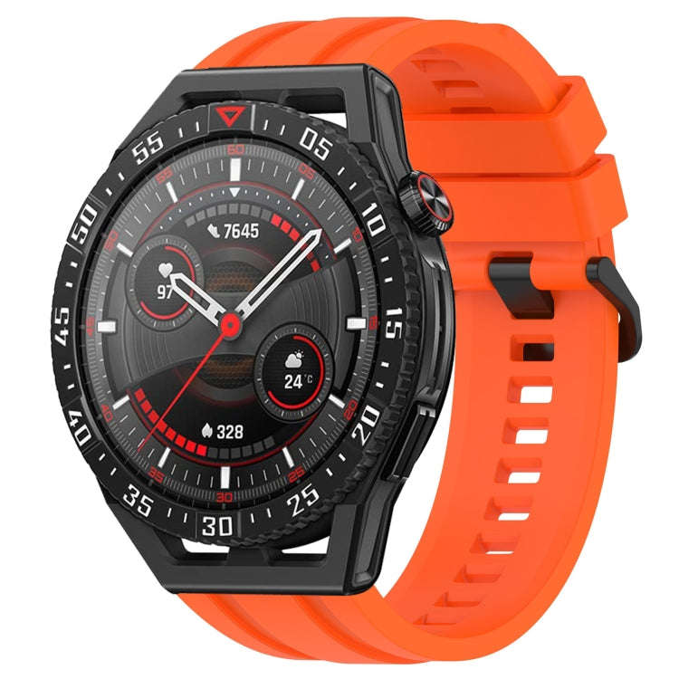 For Huawei Watch GT3 SE Long & Short Sports Solid Color Silicone Watch Band Set(Orange)