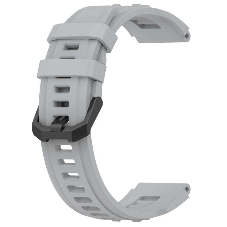 For Amazfit T-Rex Ultra Silicone Sports Watch Band(Grey)
