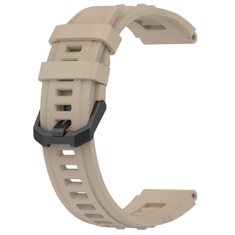 For Amazfit T-Rex Ultra Silicone Sports Watch Band(Desert Yellow)