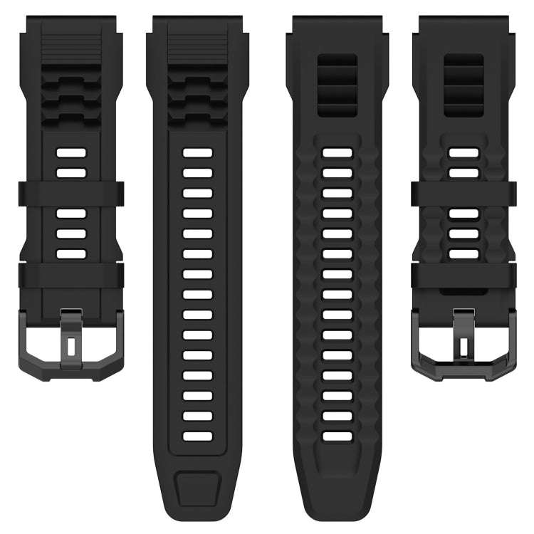 For Amazfit T-Rex Ultra Silicone Sports Watch Band(White)