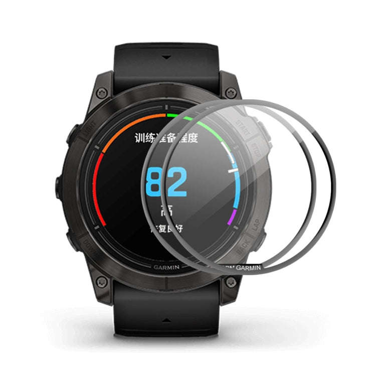 For Garmin Epix Pro Gen 2 47mm 2pcs ENKAY 3D Full Coverage Soft PC Edge PMMA HD Screen Protector ...