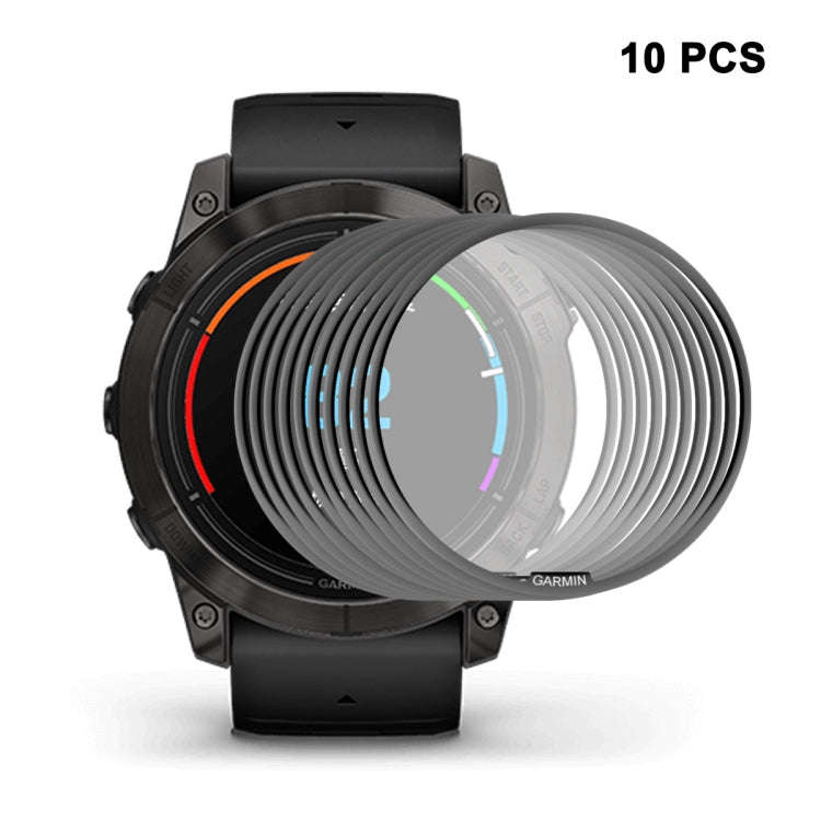 For Garmin epix Pro (Gen 2) 51mm 10pcs ENKAY 3D Full Coverage Soft PC Edge PMMA HD Screen Protect...