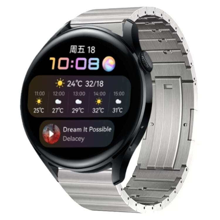 For Huawei Watch 3 Titanium Alloy Quick Release Watch Band(Silver)