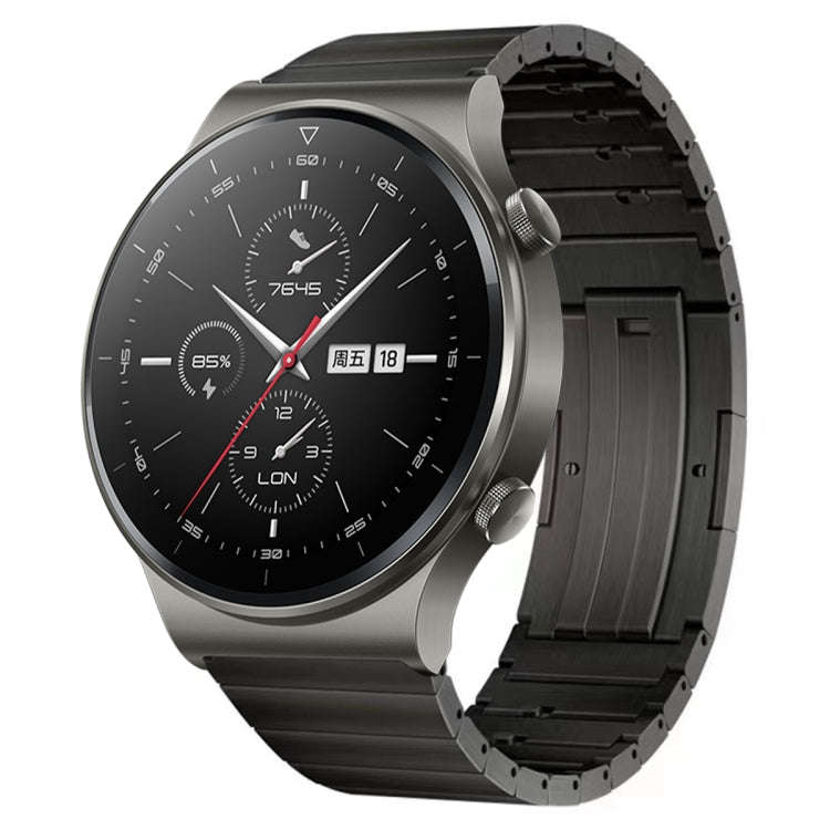 For Huawei Watch GT 2 Pro Titanium Alloy Quick Release Watch Band(Gray)