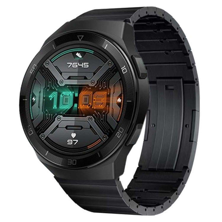 For Huawei Watch GT 2e Titanium Alloy Quick Release Watch Band(Black)