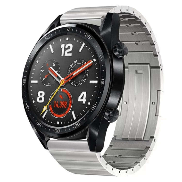 For Huawei Watch GT 42mm / 46mm Titanium Alloy Quick Release Watch Band(Silver)