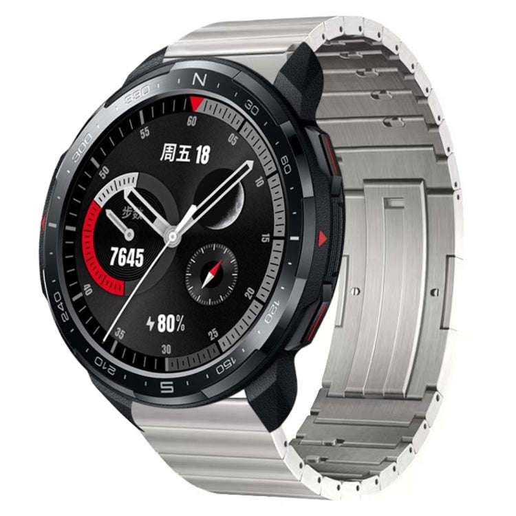 For Honor Watch GS Pro Titanium Alloy Quick Release Watch Band(Silver)