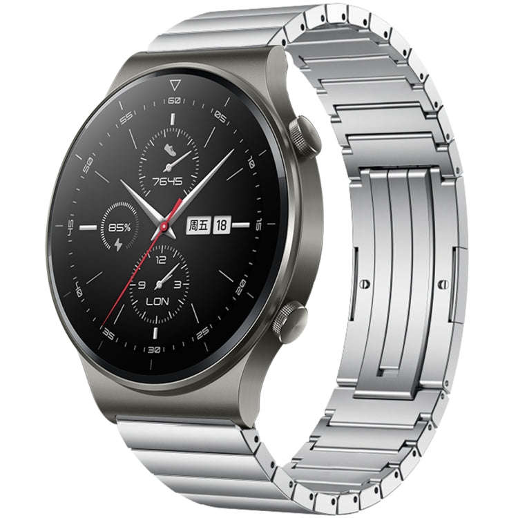 For Huawei Watch GT 2 Pro One Bead Titanium Alloy Watch Band(Silver)
