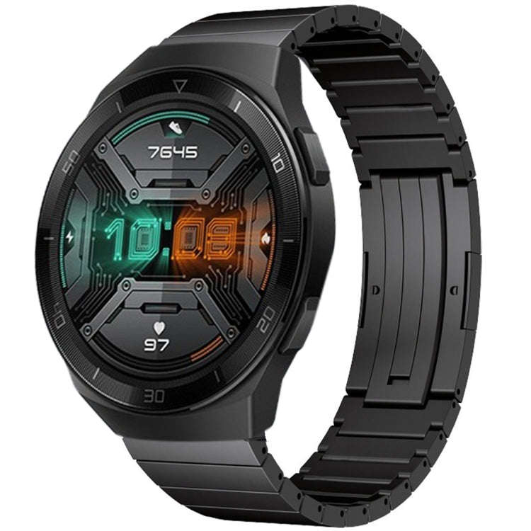 For Huawei Watch GT 2e One Bead Titanium Alloy Watch Band(Black)