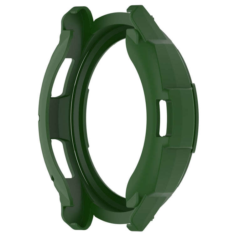 For Samsung Galaxy Watch 6 Classic 43mm Rotating Ring  + TPU Armor Watch Protective Case(Green)