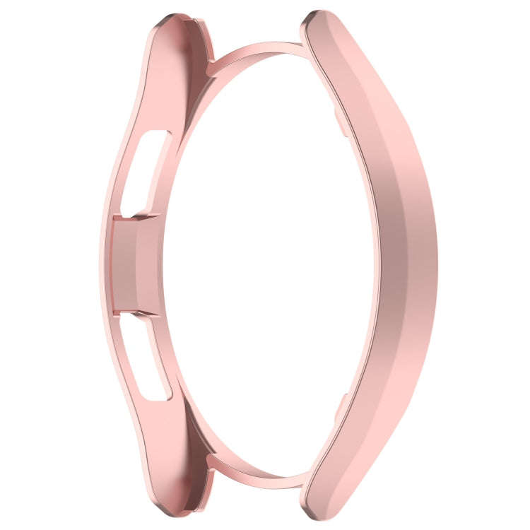 For Samsung Galaxy Watch 6 Classic 47mm Half Coverage Hollow PC Watch Protective Case(Rose Gold)