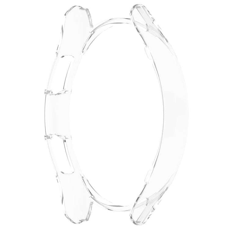 For Samsung Galaxy Watch 6 Classic 47mm Half Coverage Hollow PC Watch Protective Case(Transparent)