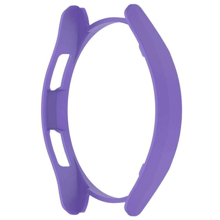 For Samsung Galaxy Watch 6 Classic 47mm Half Coverage Hollow PC Watch Protective Case(Purple)