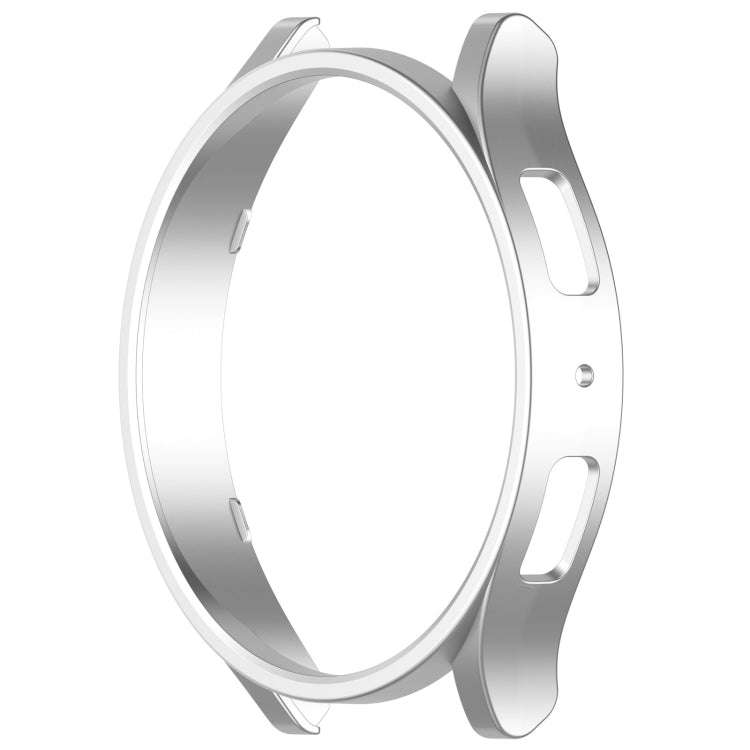 For Samsung Galaxy Watch 6 40mm Half Coverage Hollow PC Watch Protective Case(Silver)