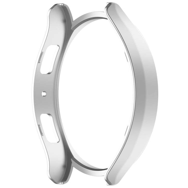 For Samsung Galaxy Watch 6 40mm Half Coverage Hollow PC Watch Protective Case(Silver)