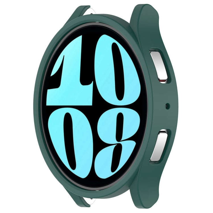 For Samsung Galaxy Watch 6 40mm Half Coverage Hollow PC Watch Protective Case(Green)