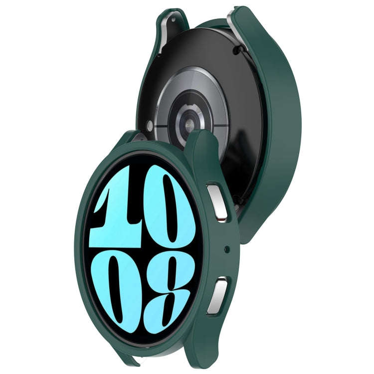 For Samsung Galaxy Watch 6 40mm Half Coverage Hollow PC Watch Protective Case(Green)