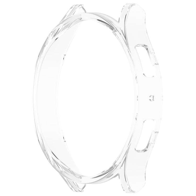 For Samsung Galaxy Watch 6 44mm Half Coverage Hollow PC Watch Protective Case(Transparent)