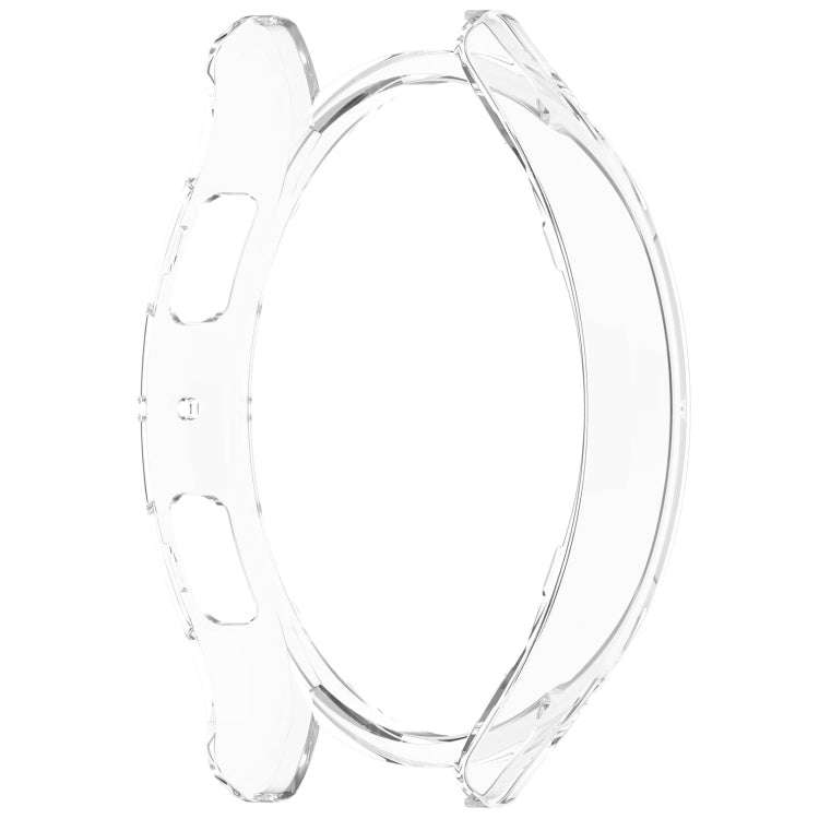 For Samsung Galaxy Watch 6 44mm Half Coverage Hollow PC Watch Protective Case(Transparent)