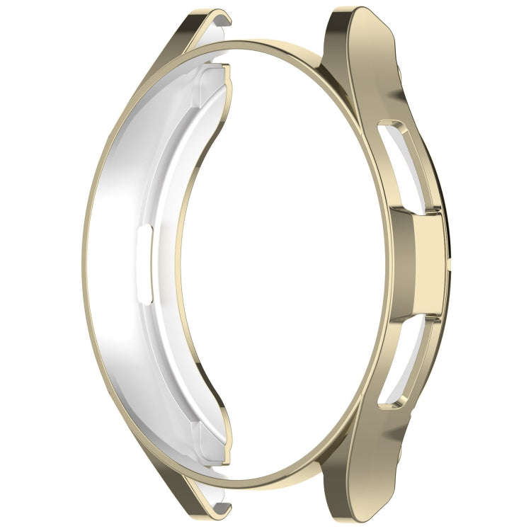 For Samsung Galaxy Watch6 Classic 47mm Electroplated TPU Half Pack Hollow Watch Protective Case(G...