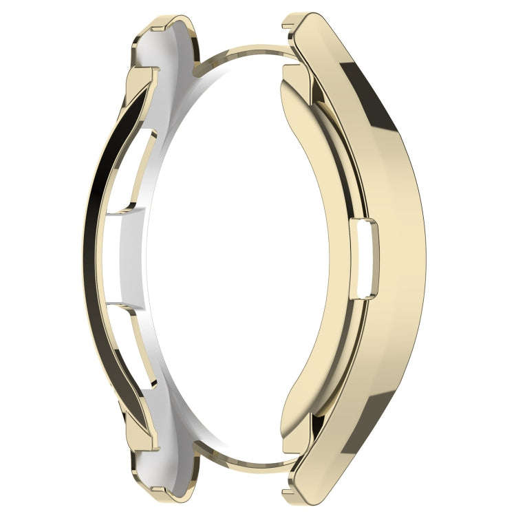 For Samsung Galaxy Watch6 Classic 47mm Electroplated TPU Half Pack Hollow Watch Protective Case(G...