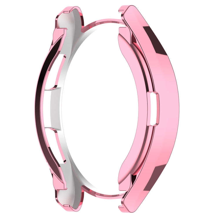 For Samsung Galaxy Watch6 Classic 43mm Electroplated TPU Half Pack Hollow Watch Protective Case(P...