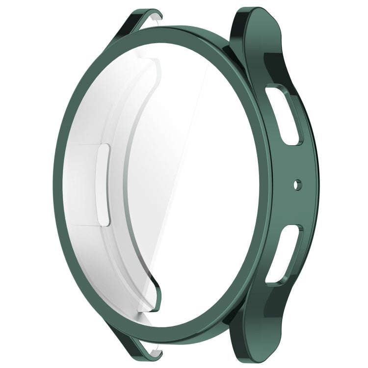 For Samsung Galaxy Watch6 40mm Full Coverage TPU Electroplated Watch Protective Case(Green)