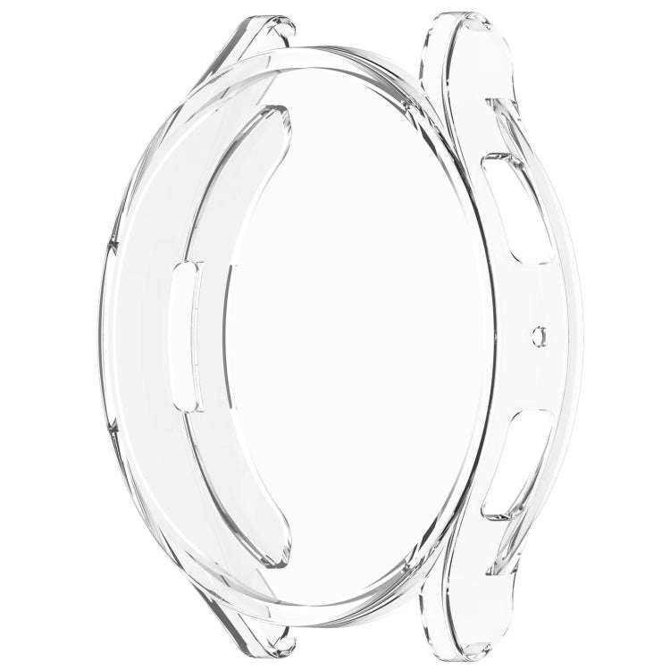 For Samsung Galaxy Watch6 44mm Full Coverage TPU Electroplated Watch Protective Case(Transparent)